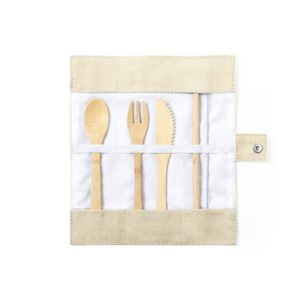 Corpax Bamboo Cutlery Set