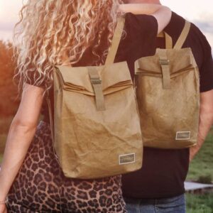Oak Kraft Paper Backpack