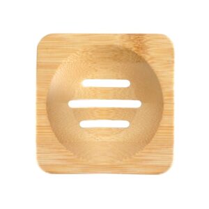 Bamboo soap dish